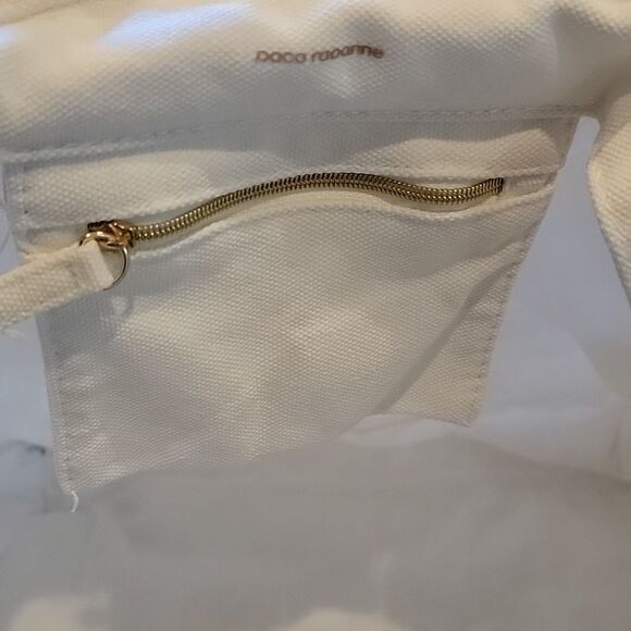 Paco Rabanne canvas white and gold tote bag 🤍 - Picture 6 of 9